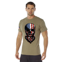 Rothco U.S. Flag Bearded Skull T-Shirt