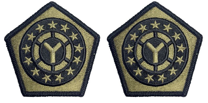 108th Sustainment Brigade OCP Patch with Hook Backing - 2 PACK