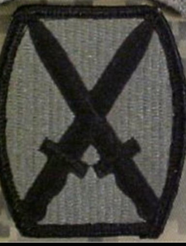 ACU Patch - 10th Mountain Division PATCH Only - Closeout Buy Now and Save !