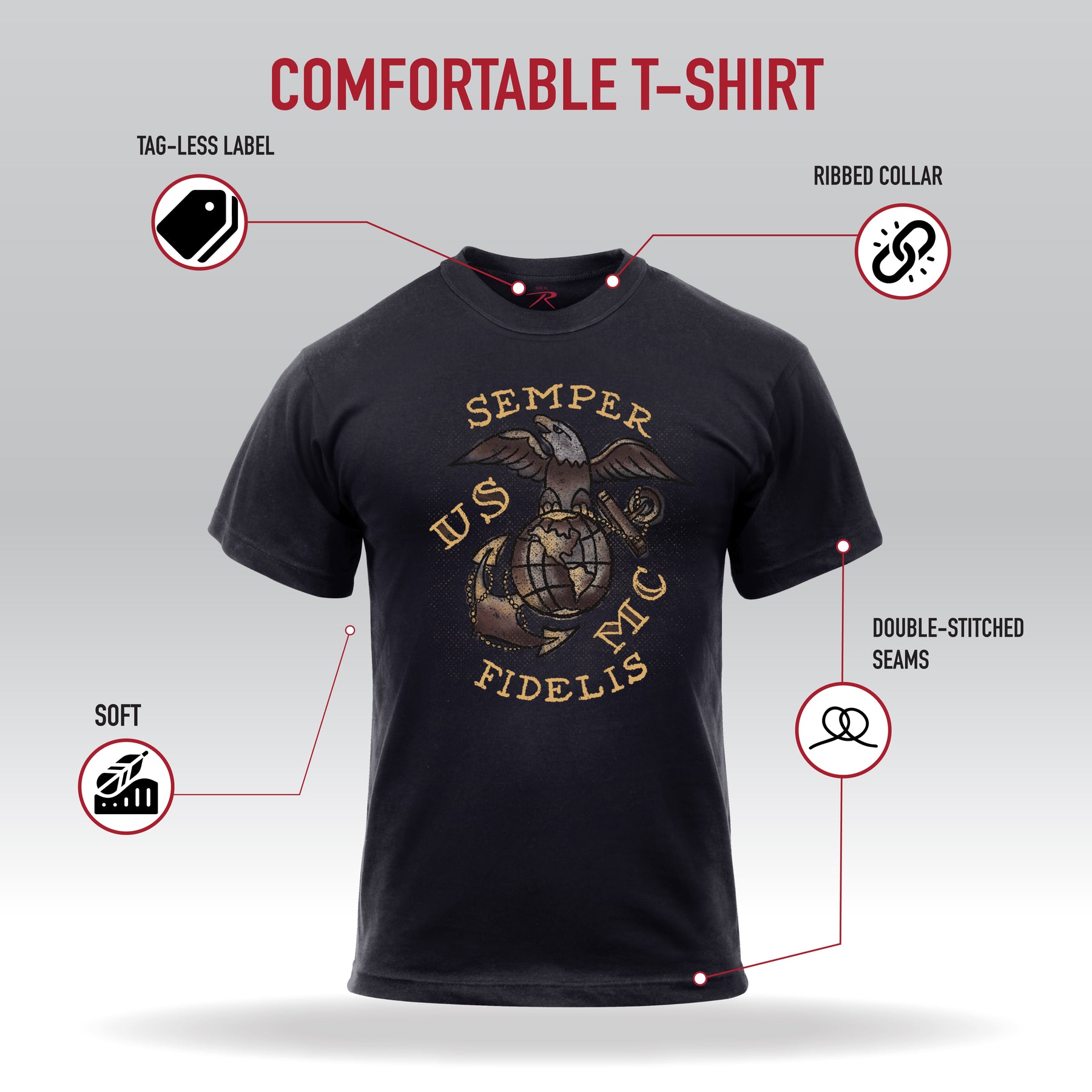 Rothco USMC Semper Fidelis T-Shirt