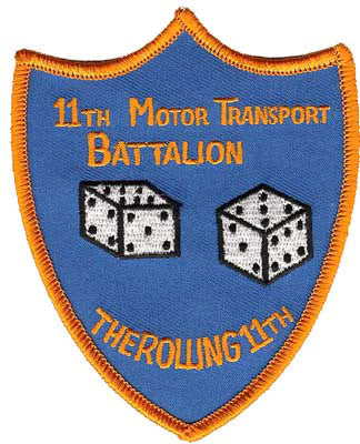 USMC 11th Motor Transport Battalion - Sew-On Patch