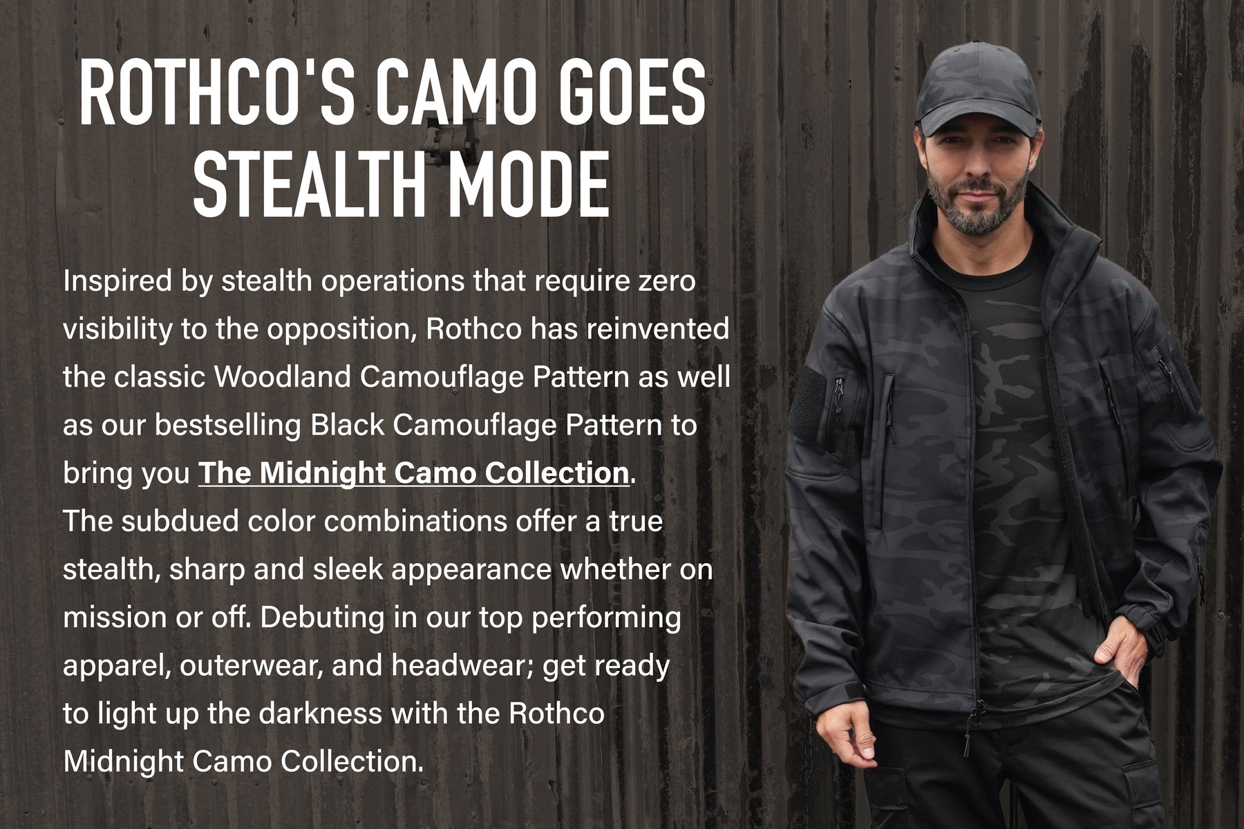 Rothco Stealth Midnight Camo