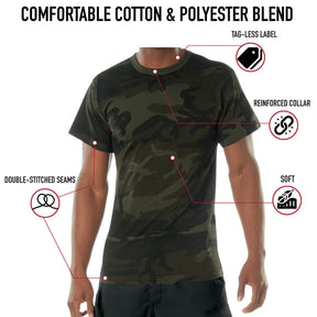 Rothco Midnight Camo T-Shirt Details