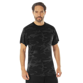 Rothco Midnight Camo T-Shirts - Moisture Wicking