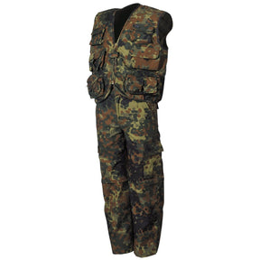 CLEARANCE - Kids Flecktarn Camo Pants & Vest