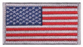 Rothco American Flag Patch with Hook Backing