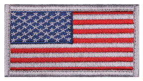 Rothco American Flag Patch with Hook Backing