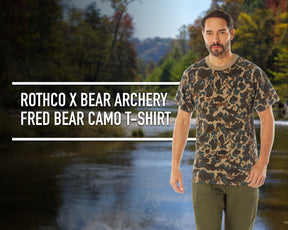 Rothco X Bear Archery Fred Bear Camo T-Shirt