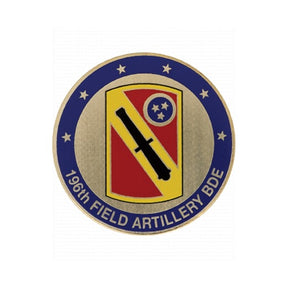 196th Field Artillery Brigade Challenge Coin - Domed Enamel