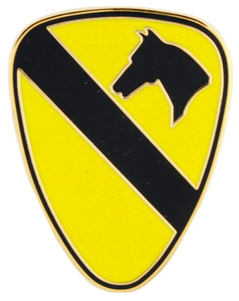 1st Cavalry Division Metal Pin