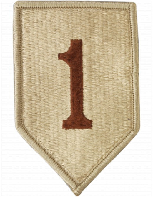 1st Infantry Division Desert Patch - Closeout Great for Shadow Box