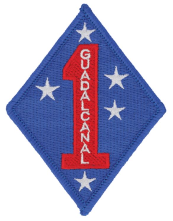 1st Marine Division Patch