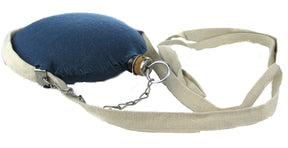 Civil War Reenactment Stainless Steel Canteen with Wool Cover