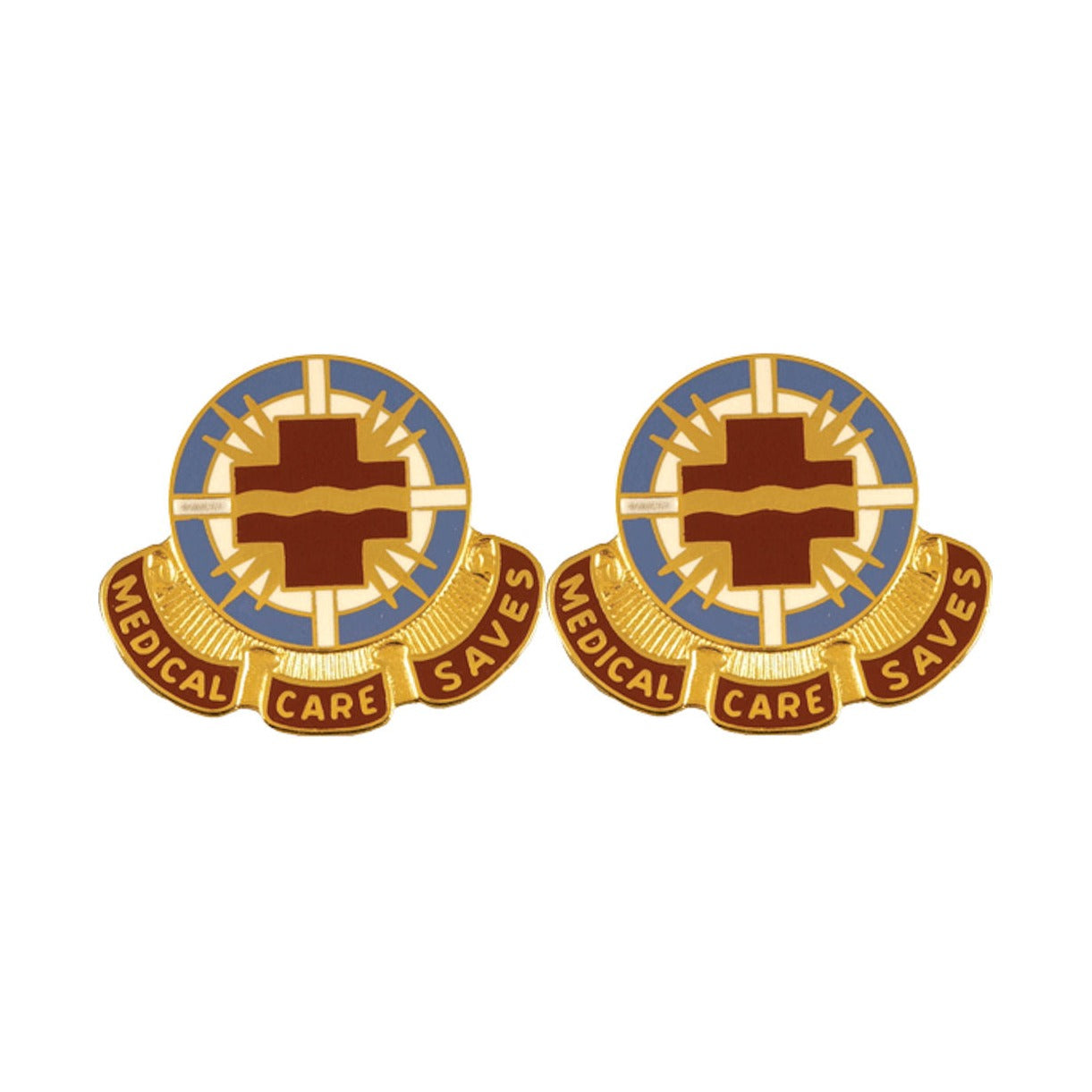 202nd Medical Group Distinctive Unit Insignia - Pair - MEDICAL CARE SAVES