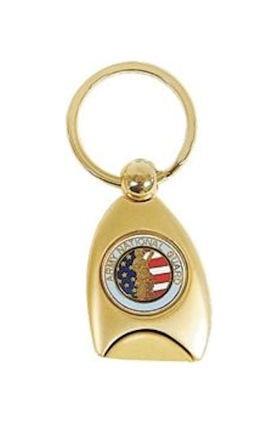 Army National Guard Service Key Ring