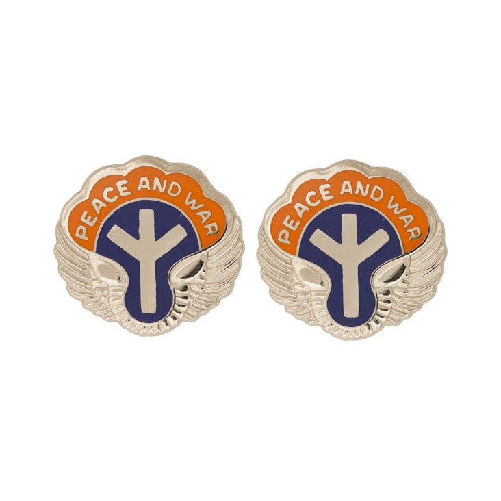 21st Aviation Battalion Unit Crest DUI - 1 PAIR