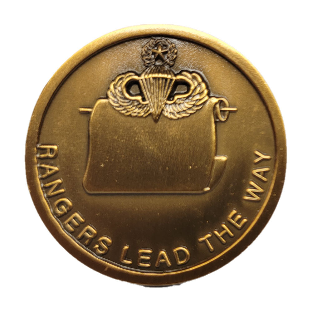 1st Rangers Challenge Coin - Rangers Lead the Way