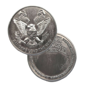 2nd Ranger Battalion Challenge Coin - Bronze or Nickel Finish