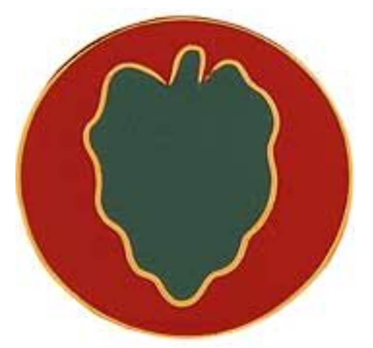 24th Infantry Division Small Hat Pin