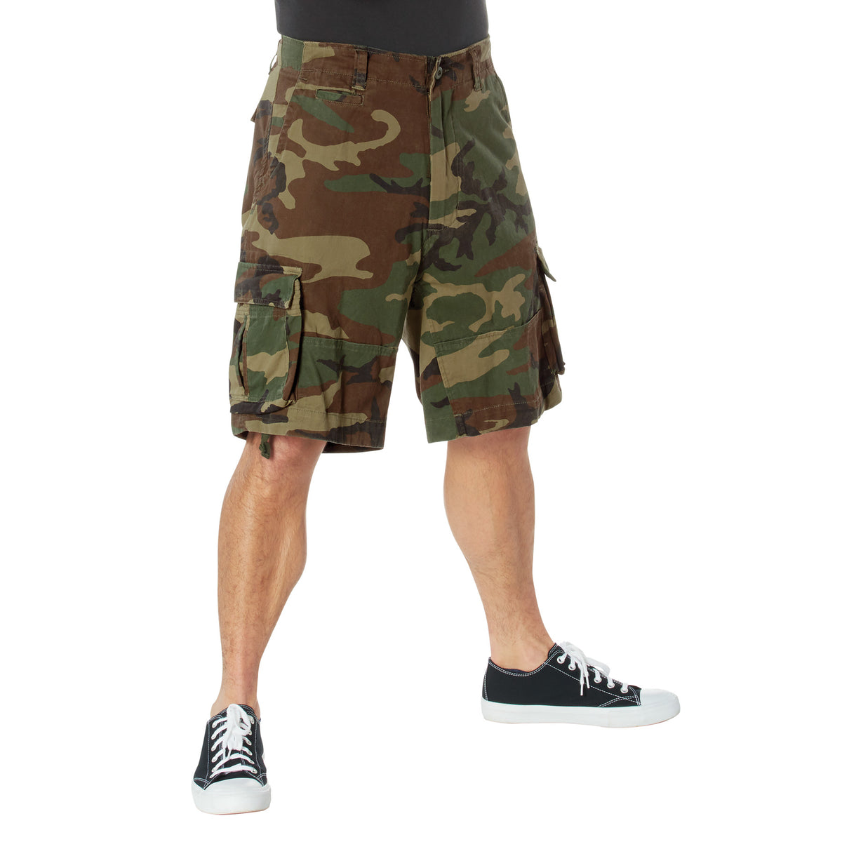 Rothco Vintage Camo Infantry Utility Shorts - Right