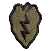 CLEARANCE - 25th Infantry Patch Subdued - O.D. Green