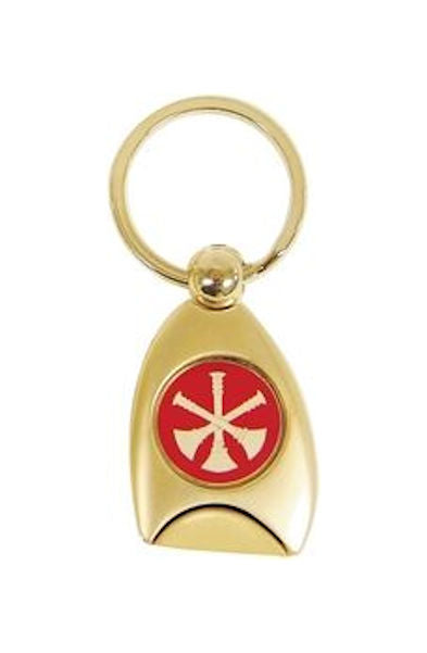 Fire Department Assistant Service Key Ring