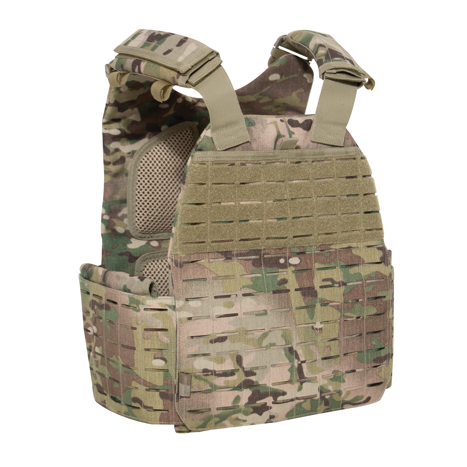 Rothco Laser Cut MOLLE Plate Carrier Vest Multicam