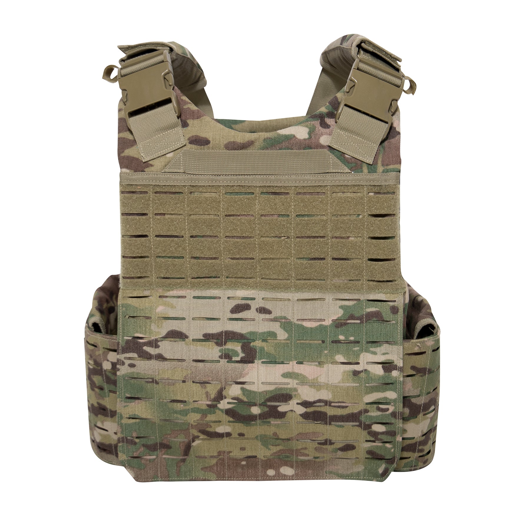 Rothco Laser Cut MOLLE Plate Carrier Vest OCP Multicam