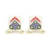 278th ARMOR CAV Distinctive Unit Insignia - Pair     I Volunteer Sir