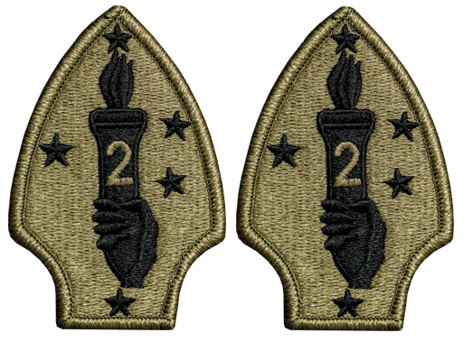 2nd Marine Division OCP Patch - Scorpion W2 - 2 PACK