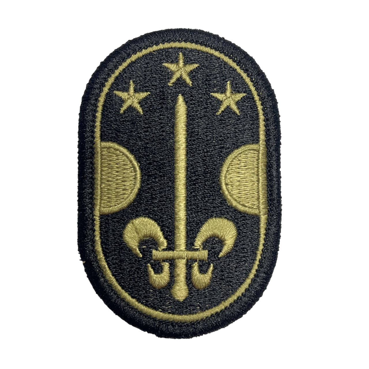 35th Military Police MP Brigade OCP Patch with Hook Fastener Backing