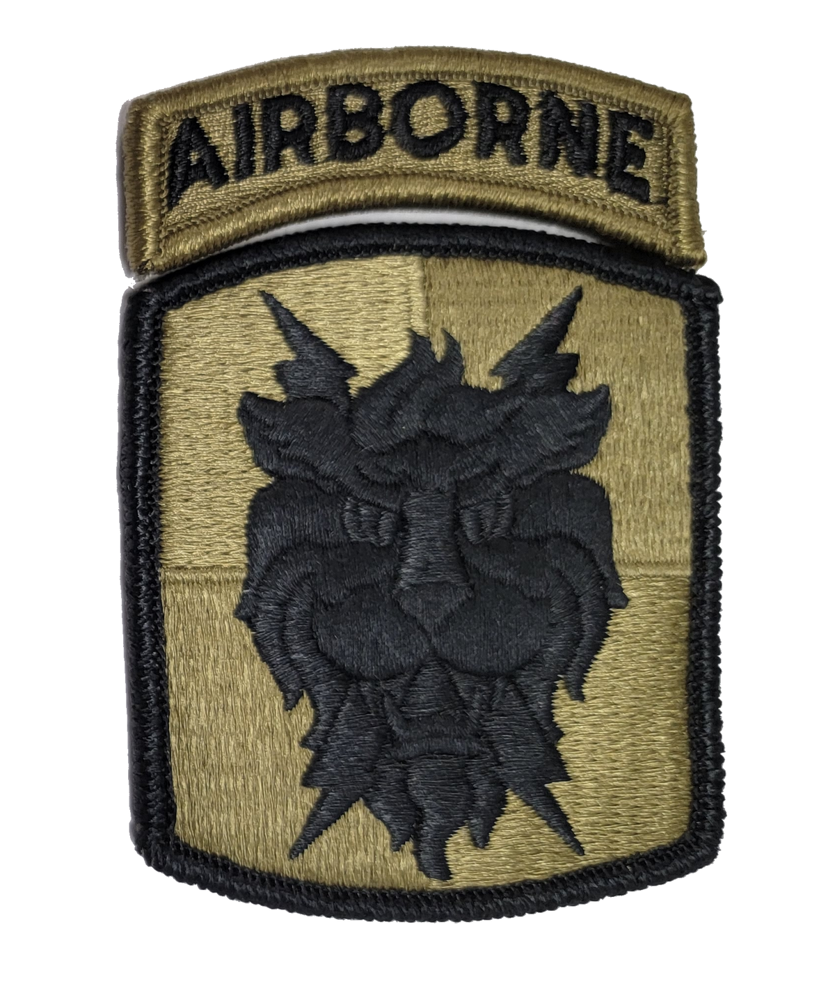 35th Signal Brigade Multicam  OCP Patch with Airborne Tab