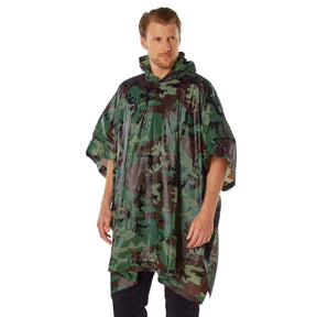 Rothco Vinyl Rain Lightweight Poncho - 9 Different Colors!