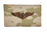 Aircrew Member - Enlisted - OCP Air Force Sew-On Badge - SPICE BROWN