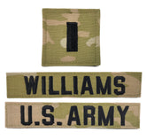 3 Piece U.S. Army OCP Name Tape & Rank Blank