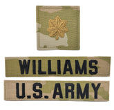 3 Piece U.S. Army OCP Name Tape & Rank Blank