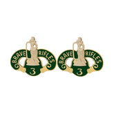 3rd ACR (Armored Cavalry Regiment) Distinctive Unit Insignia - Pair - Brave Rifles
