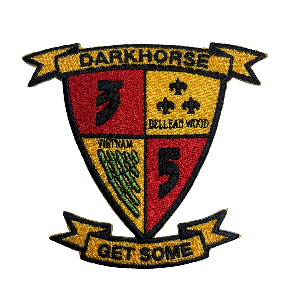3rd Battalion 5th Marines "Darkhorse, Get Some" - Officially Licensed USMC Patch