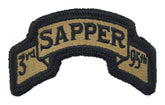 3rd Platoon 95th Sapper Scroll OCP Patch - U.S. Army