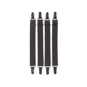 Rothco 4 Piece Standard Military Shirt Stays Set - BLACK or WHITE
