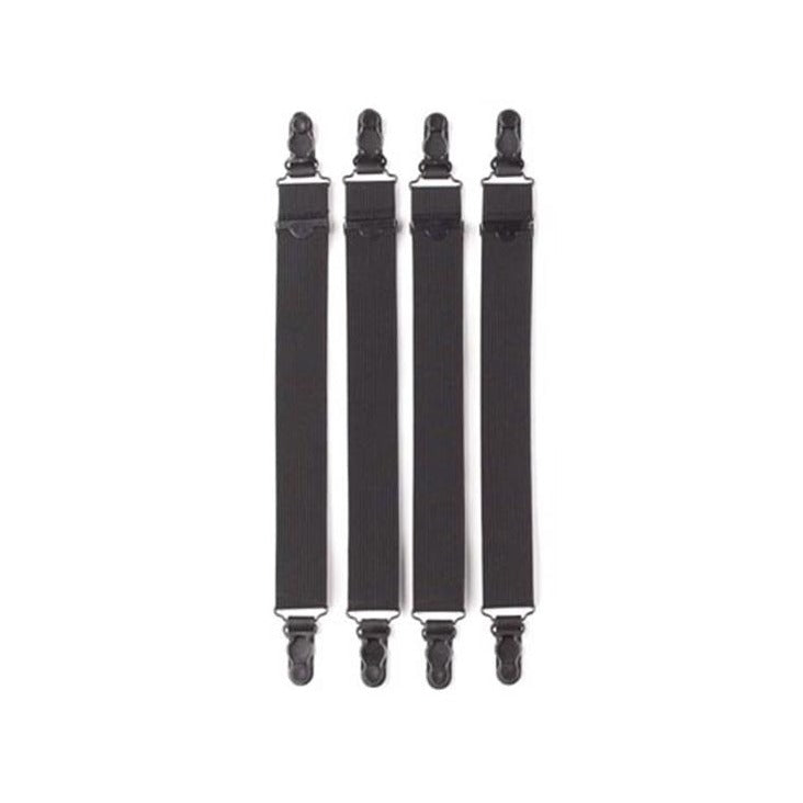 Rothco 4 Piece Standard Military Shirt Stays Set - BLACK or WHITE