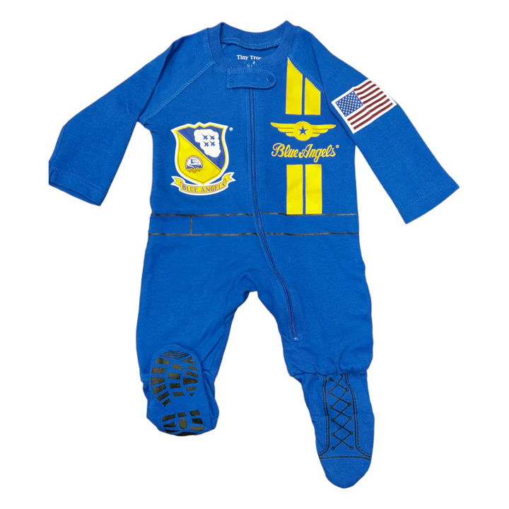 Blue Angels Flight Suit Crawler for Babies & Infants