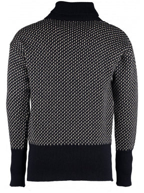 Plymouth Classic Norwegian Pattern Roll Neck Sweater