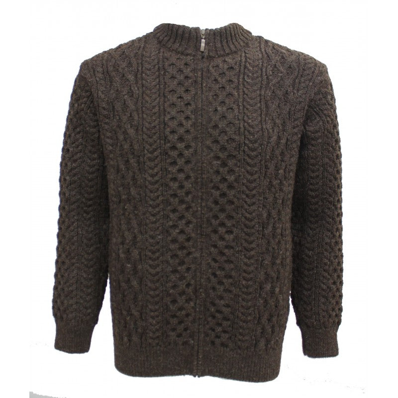 Ecosse Pure Wool Cardigan Full Zip Sweater