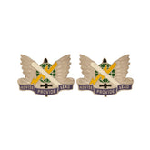 422nd Civil Affairs Battalion Unit Crest - Pair - ADVIS PROVIDE LEAD
