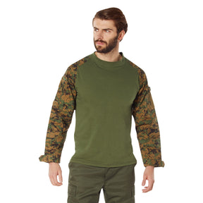 Rothco Tactical Airsoft Combat Shirt Woodland Digital