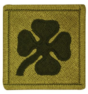4th Army OCP Patch with Hook Fastener