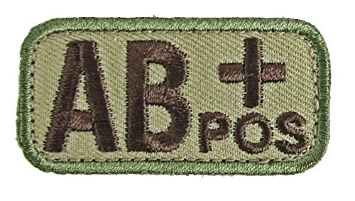 AB POSITIVE Blood Type Patch - MULTICAM OCP