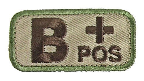 B POSITIVE Blood Type Patch - MULTICAM OCP