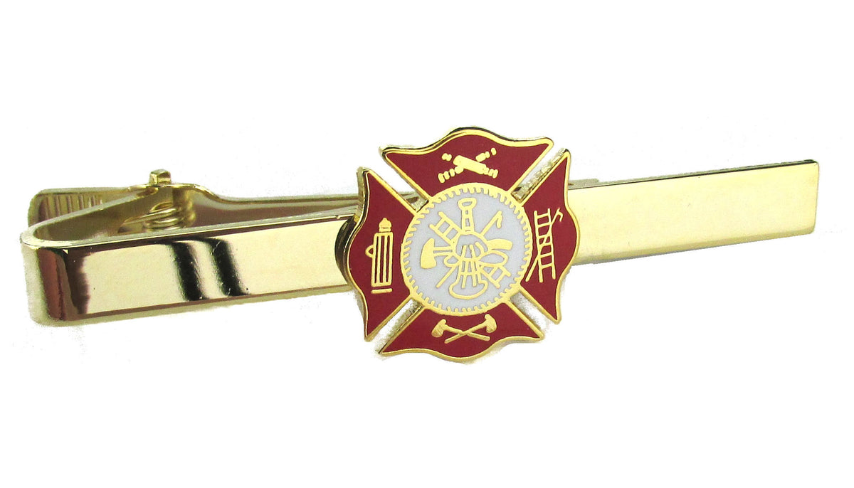 Fire Department Insignia Tie Bar